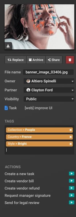 Odoo • Texto e imagen