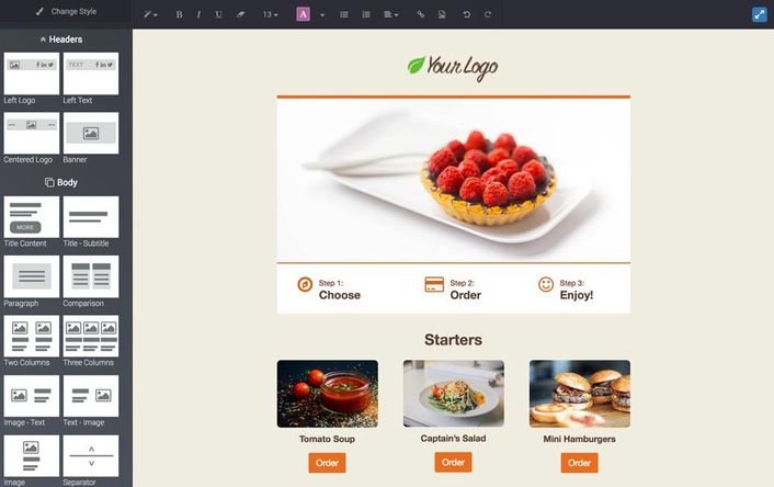 Odoo • Imagen y texto