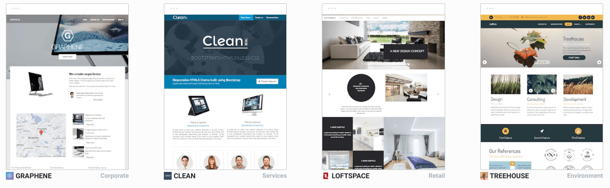 Odoo • Texto e imagen