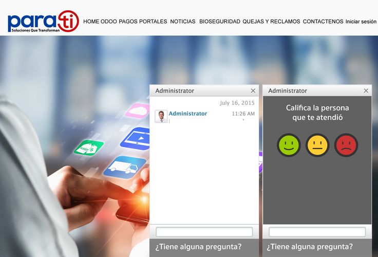 Odoo • Imagen y texto